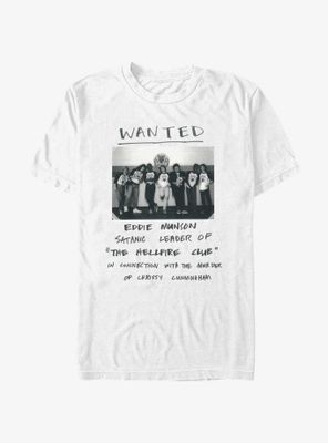Stranger Things Wanted Eddie Munson Hellfire Club T-Shirt