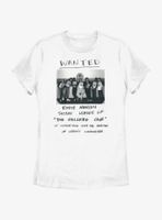 Stranger Things Wanted Eddie Munson Hellfire Club Womens T-Shirt