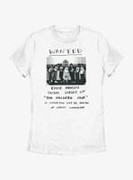 Stranger Things Wanted Eddie Munson Hellfire Club Womens T-Shirt