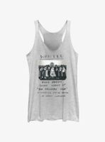 Stranger Things Wanted Eddie Munson Hellfire Club Womens Tank Top