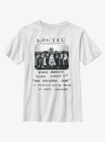 Stranger Things Wanted Eddie Munson Hellfire Club Youth T-Shirt