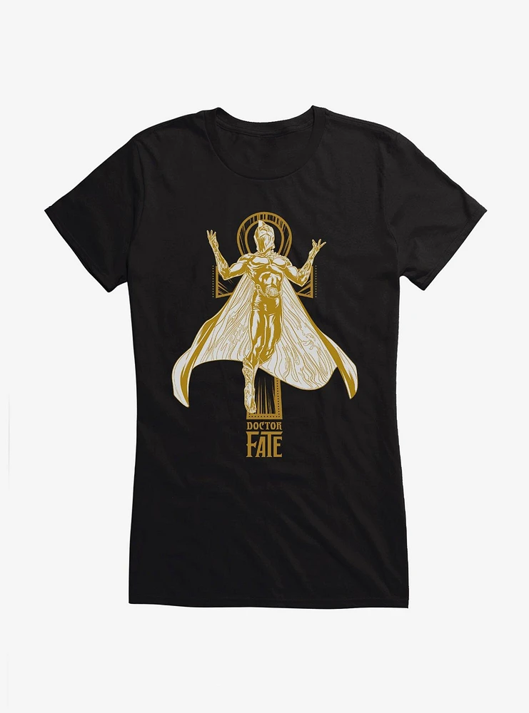 DC Comics Black Adam Doctor Fate Pose Girls T-Shirt