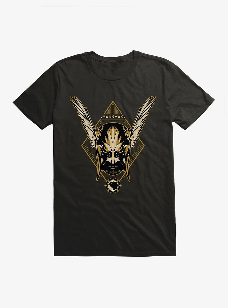 DC Comics Black Adam Hawkman Face T-Shirt