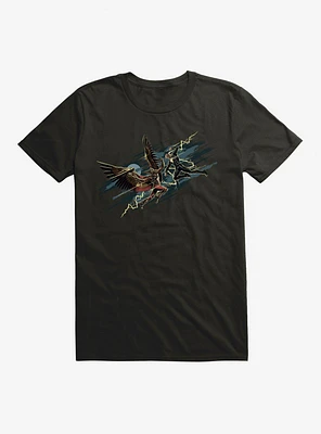 DC Comics Black Adam Versus Hawkman T-Shirt