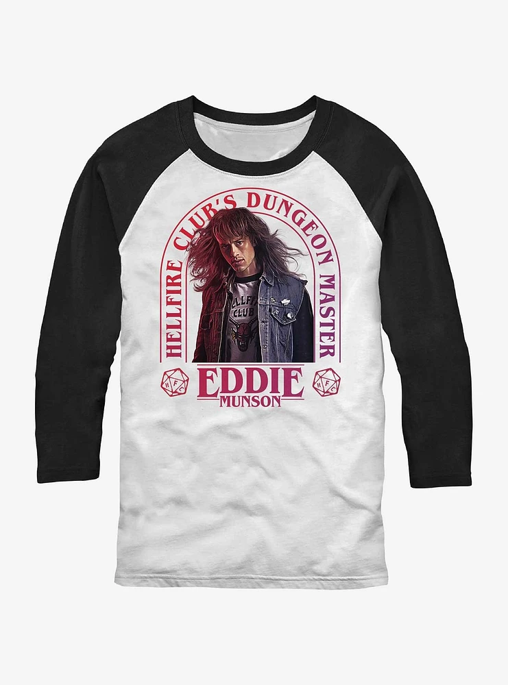 Stranger Things Dungeon Master Eddie Munson Raglan T-Shirt