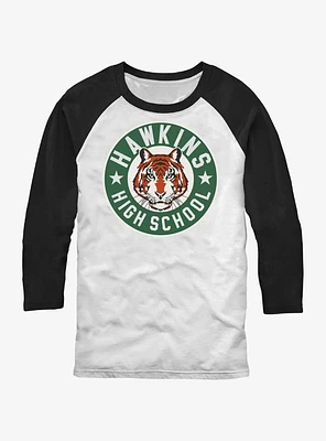 Stranger Things Hawkins High School Raglan T-Shirt