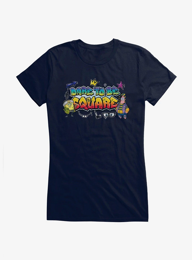 SpongeBob SquarePants Hip Hop Dare To Be Square Girls T-Shirt