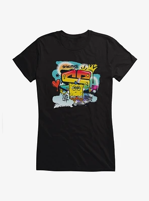 SpongeBob SquarePants Hip Hop King Girls T-Shirt