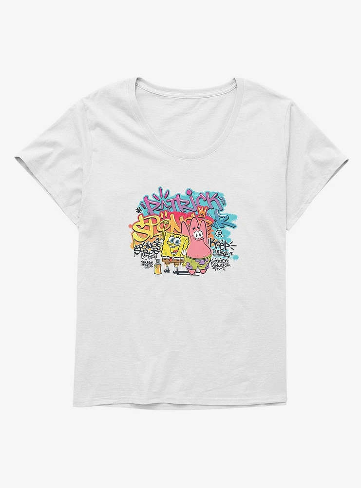 SpongeBob SquarePants Hip Hop Duo Girls T-Shirt Plus