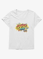 SpongeBob SquarePants Hip Hop Graffiti Art Girls T-Shirt Plus