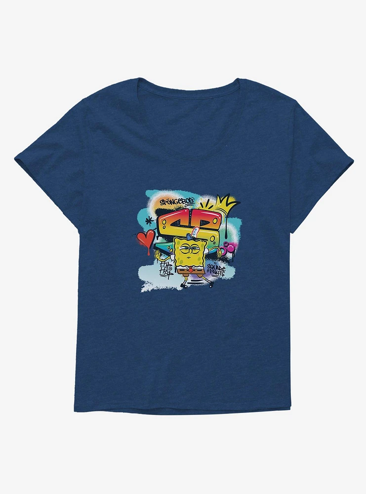 SpongeBob SquarePants Hip Hop King Girls T-Shirt Plus