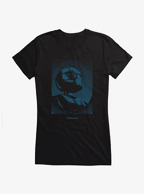 Toonami Robot Tom Looking To The Sky Girls T-Shirt