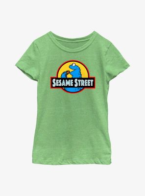 Sesame Street Cookie Monster Icon Youth Girls T-Shirt
