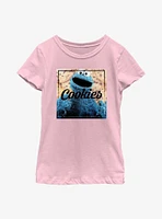 Sesame Street Cookies Cookie Monster Youth Girls T-Shirt