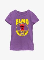 Sesame Street Elmo Snack Time Youth Girls T-Shirt