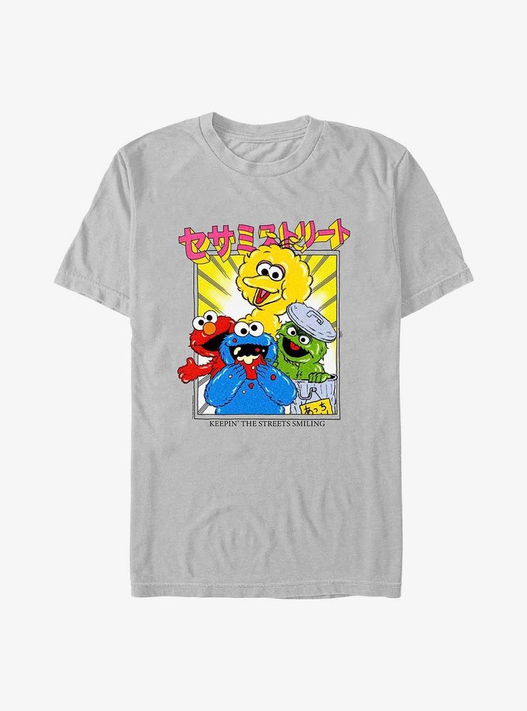 Sesame Street Anime Streets T-Shirt