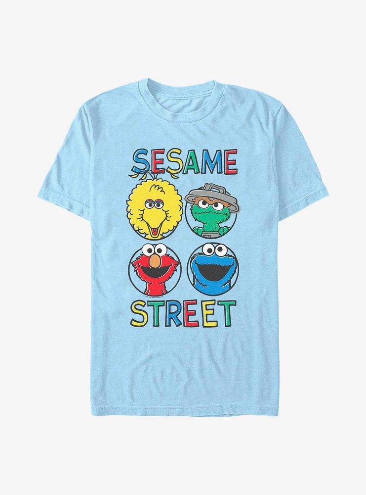 Sesame Street Circle Grid T-Shirt