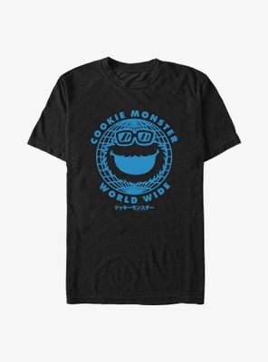 Sesame Street Cookie Monster World Wide T-Shirt