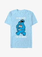 Sesame Street Cookie Monster Only Here For The CookiesT-Shirt