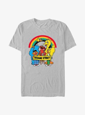 Sesame Street Rainbow Banner T-Shirt
