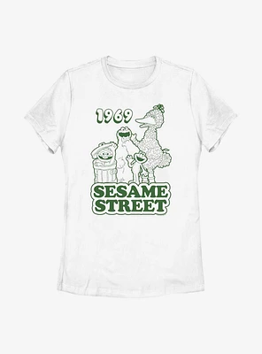Sesame Street 1969 Group Womens T-Shirt