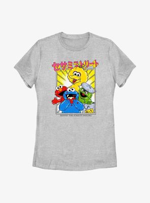 Sesame Street Anime Streets Womens T-Shirt