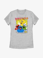 Sesame Street Anime Streets Womens T-Shirt