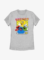 Sesame Street Anime Streets Womens T-Shirt