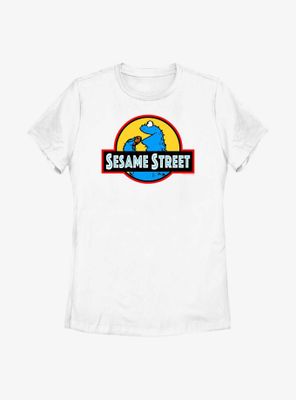 Sesame Street Cookie Monster Icon Womens T-Shirt