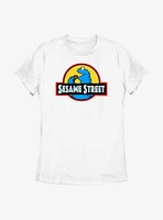Sesame Street Cookie Monster Icon Womens T-Shirt