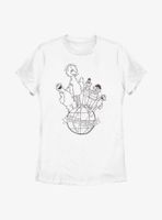 Sesame Street Globe Womens T-Shirt