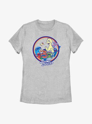 Sesame Street Group Pose Womens T-Shirt