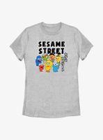 Sesame Street Kawaii Group Womens T-Shirt