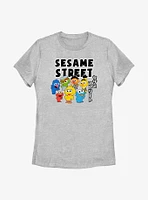 Sesame Street Kawaii Group Womens T-Shirt