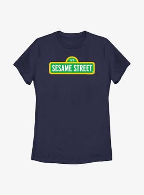 Sesame Street Sign Womens T-Shirt