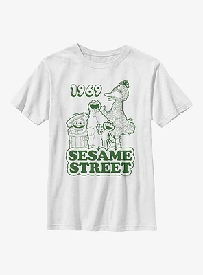 Sesame Street 1969 Group Youth T-Shirt