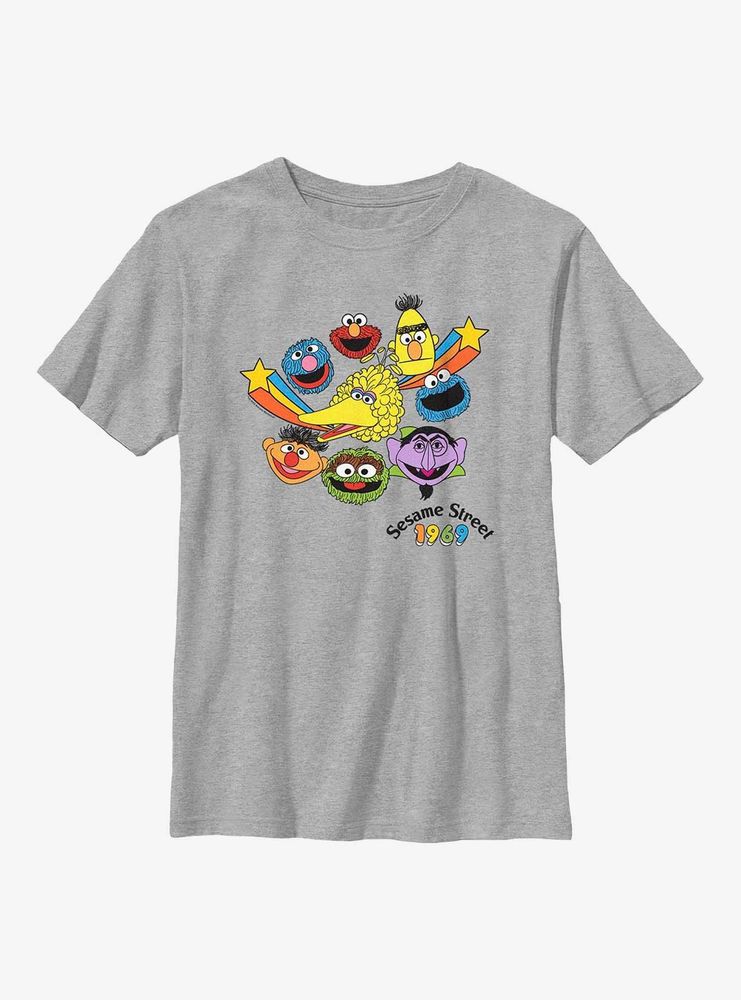 Sesame Street 1969 Heads Youth T-Shirt