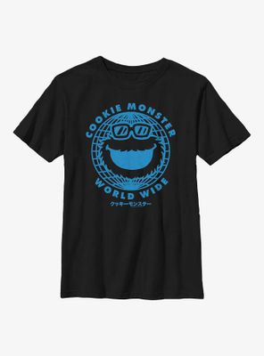 Sesame Street Cookie Monster World Wide Youth T-Shirt