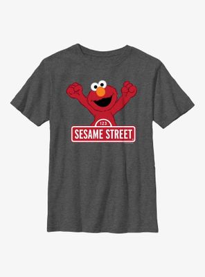 Sesame Street Elmo Varsity Sign Youth T-Shirt