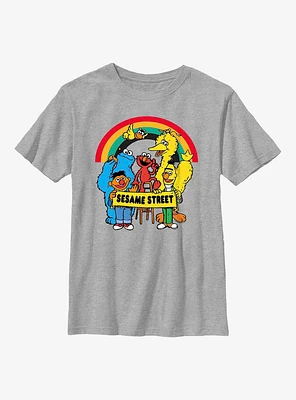 Sesame Street Rainbow Banner Youth T-Shirt