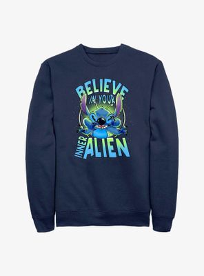 Disney Lilo & Stitch Believe Your Inner Alien Sweatshirt