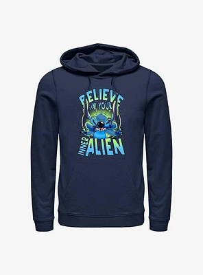 Disney Lilo & Stitch Believe Your Inner Alien Hoodie