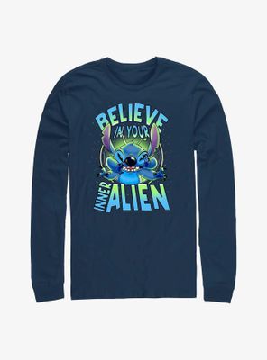 Disney Lilo & Stitch Believe Your Inner Alien Long-Sleeve T-Shirt