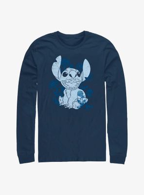 Disney Lilo & Stitch Floral Sketch Long-Sleeve T-Shirt