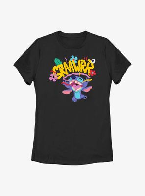 Disney Lilo & Stitch Scream Womens T-Shirt
