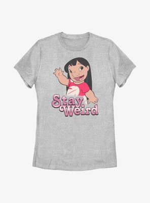 Disney Lilo & Stitch Stay Weird Womens T-Shirt