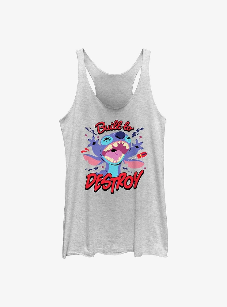 Disney Lilo & Stitch Built To Destroy Womens Tank Top