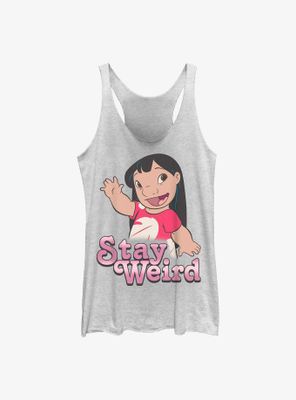 Disney Lilo & Stitch Stay Weird Womens Tank Top
