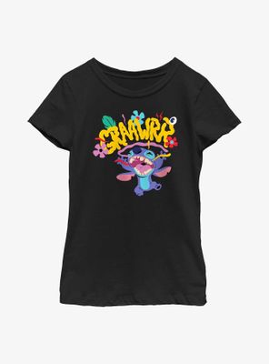 Disney Lilo & Stitch Scream Youth Girls T-Shirt