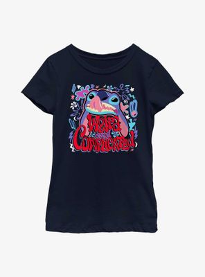 Disney Lilo & Stitch Weird And Complicated Youth Girls T-Shirt